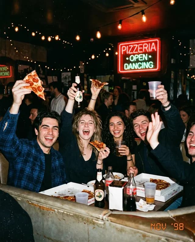 Disposable camera photo: friday night